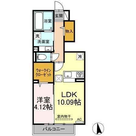 ガーデンリーフ平和台B棟の物件間取画像